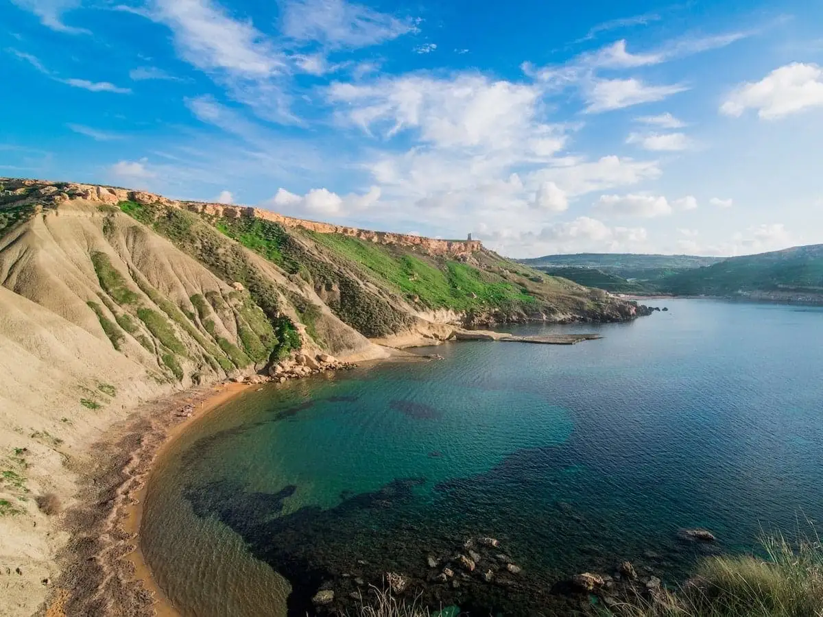 Playa de Qarraba Bay en Malta