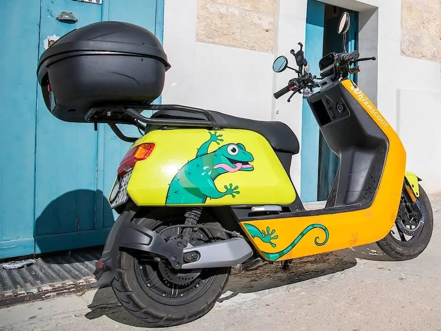 Whizascoot electric scooter in Malta