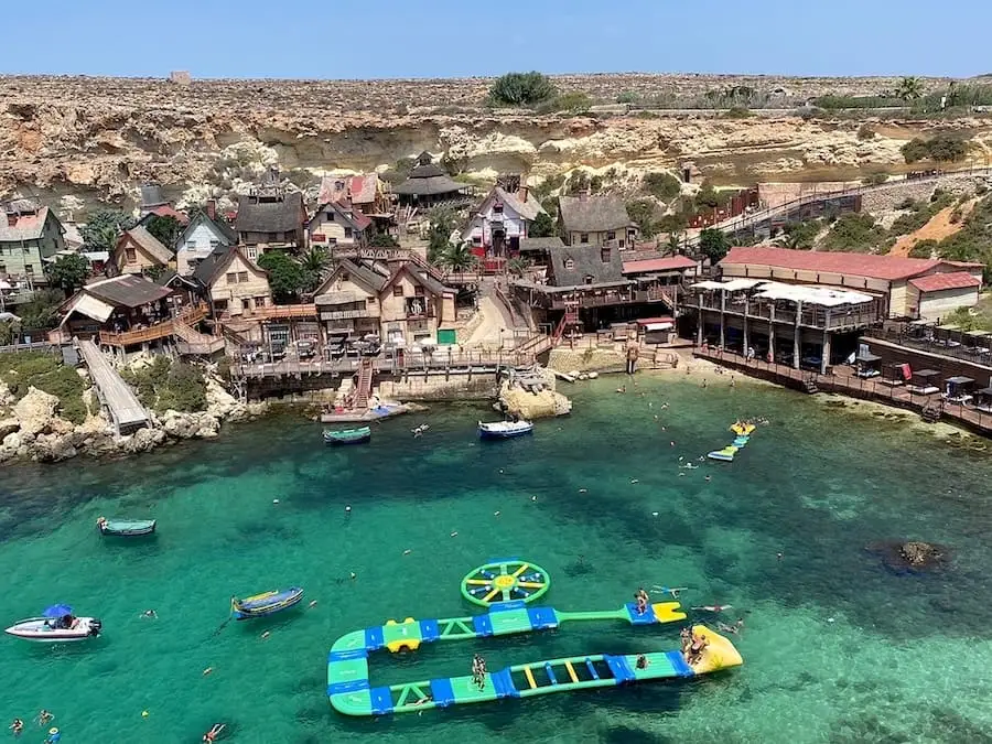 Structures aquatiques du Popeye Village