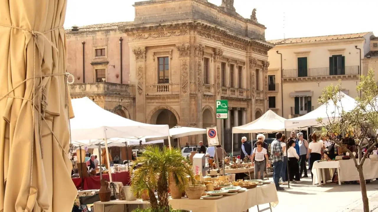 Mercado en Noto Sicilia